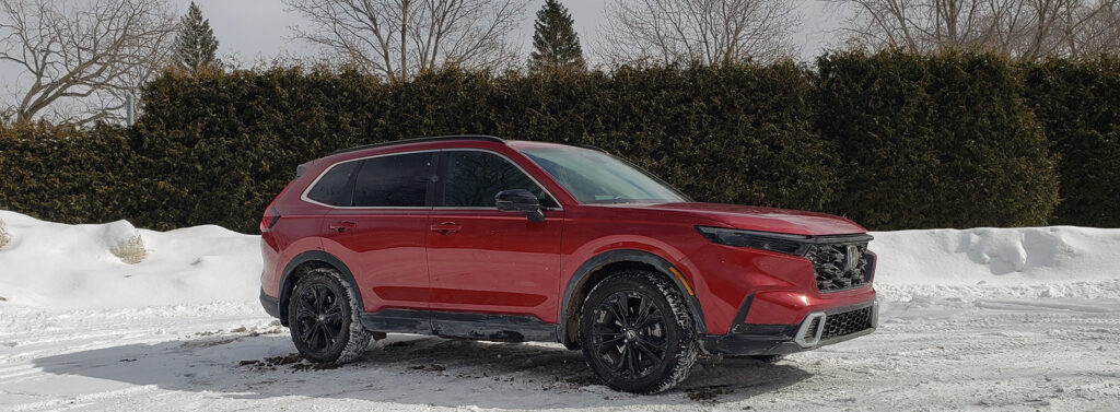 2023 honda CR-V all-new Hybrid model in red