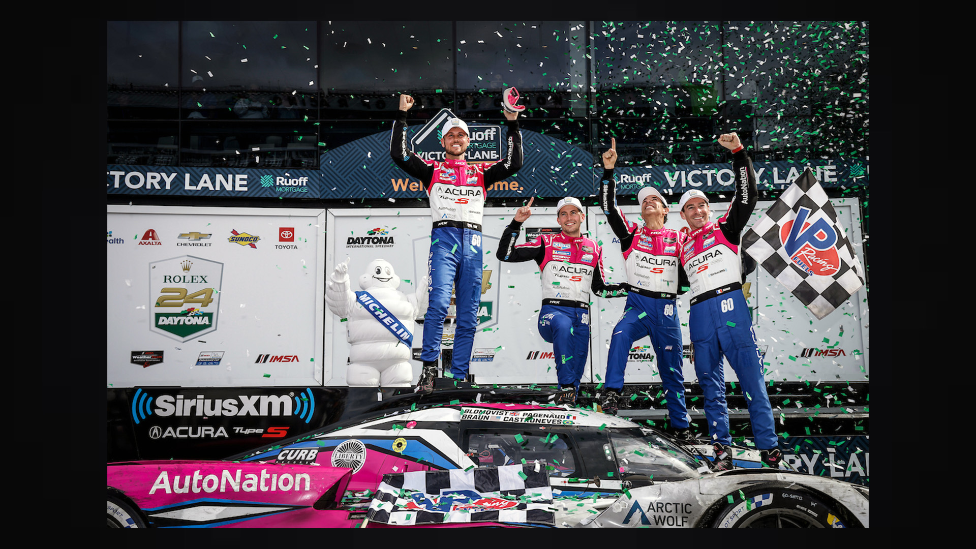 2023 Meyer Shank Racing Celebrates in Victory Lane at 2023 Motul Petit LeMans by AutomotiveWoman