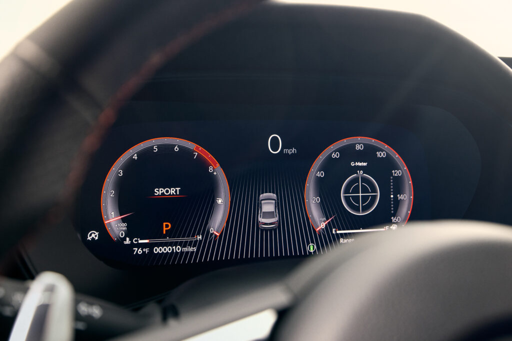 Image showcasing dash of 2024 Acura TLX Type S in grey