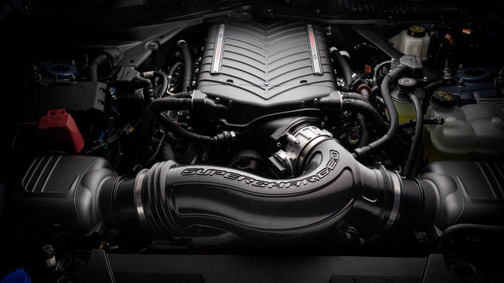 Image showcasing 2024 Ford Mustang supercharger kit