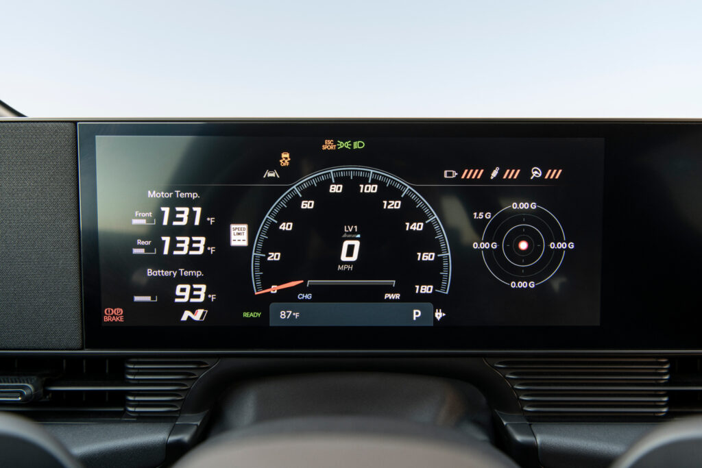 2025 Hyundai IONIQ 5 N dashboard