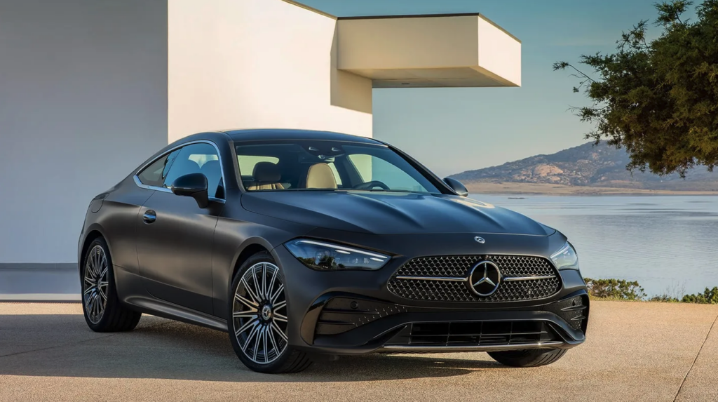 Image showcasing exterior front quarter profile of the 2024 Mercedes-Benz CLE Class