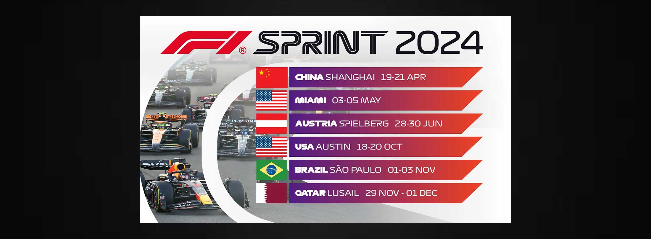 Formula 1 Unveils Exciting 2024 Sprint Calendar