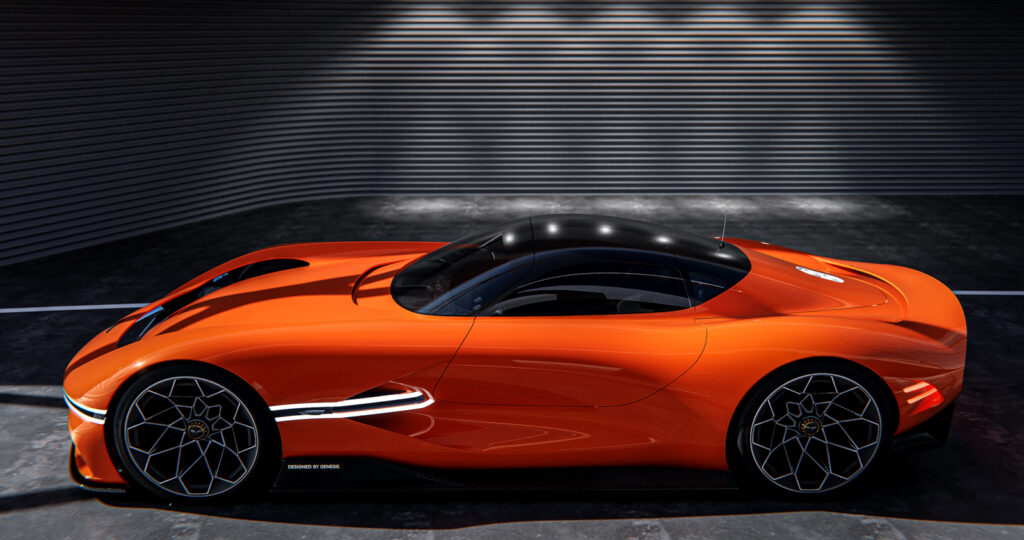 Image showcasing the Genesis X Gran Berlinetta Vision Gran Turismo Concept