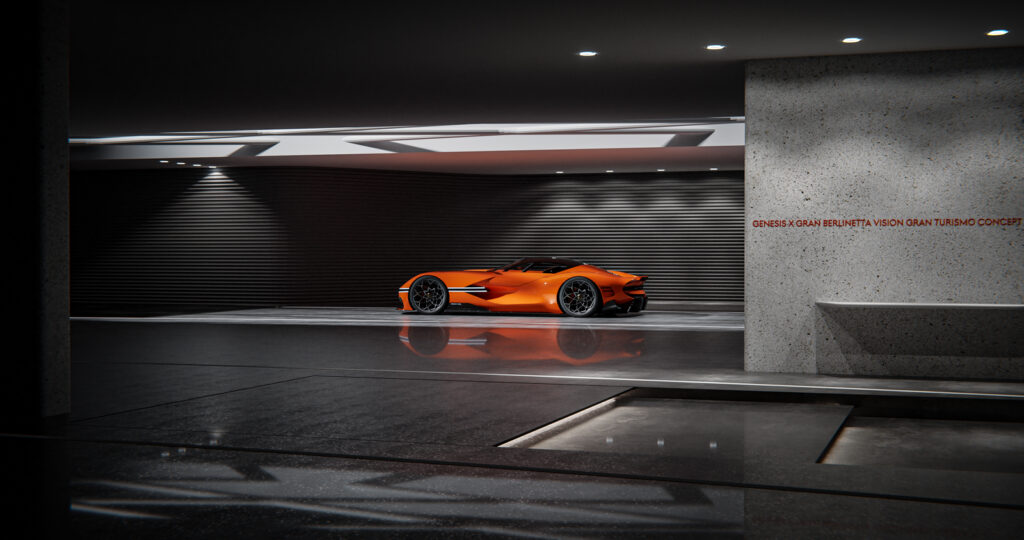 Image showcasing the Genesis X Gran Berlinetta Vision Gran Turismo Concept