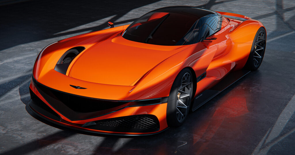 Image showcasing the Genesis X Gran Berlinetta Vision Gran Turismo Concept