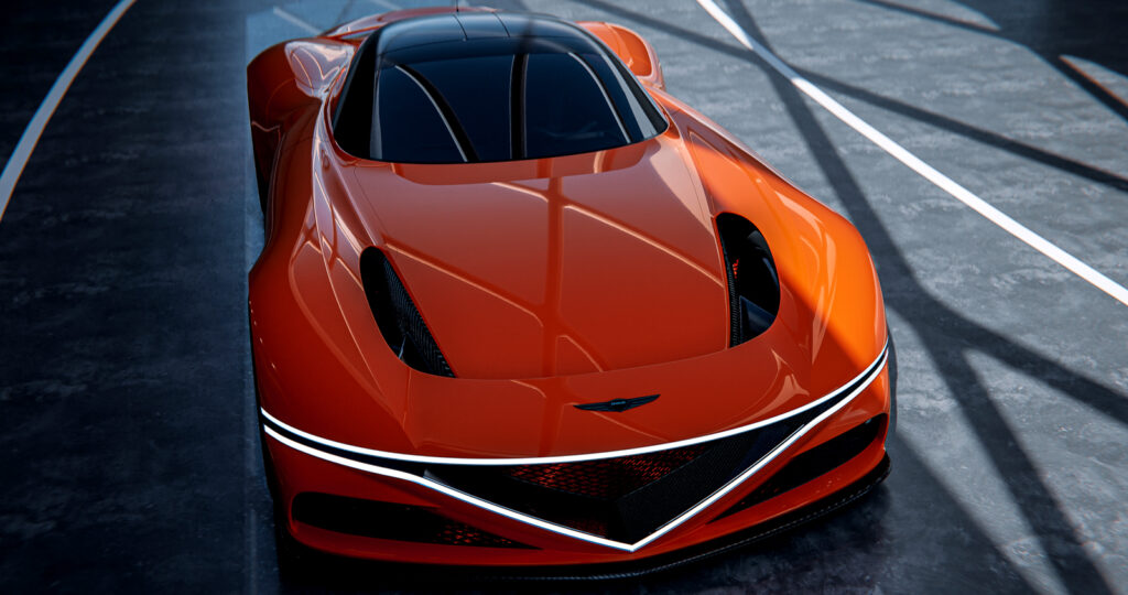 Image showcasing the Genesis X Gran Berlinetta Vision Gran Turismo Concept