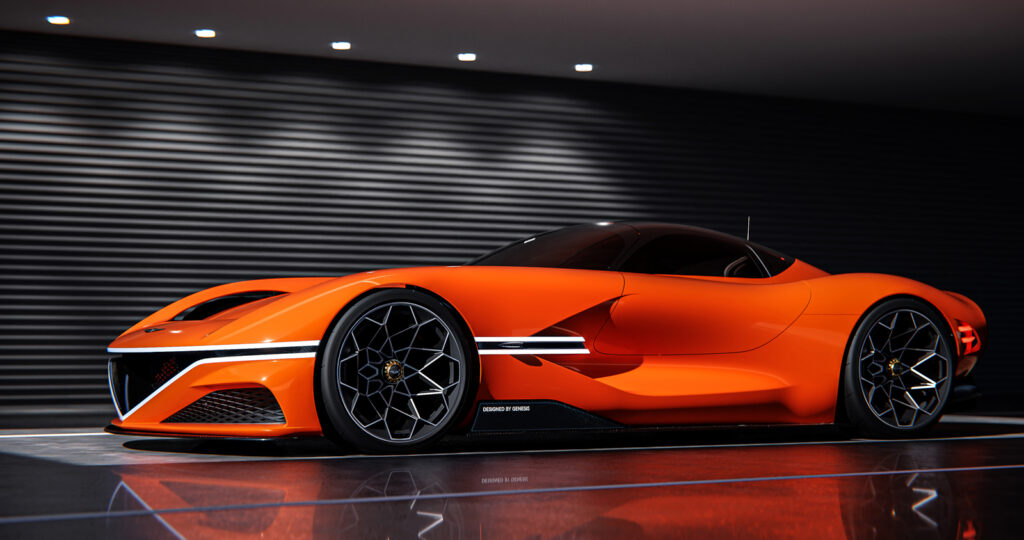 Image showcasing the Genesis X Gran Berlinetta Vision Gran Turismo Concept