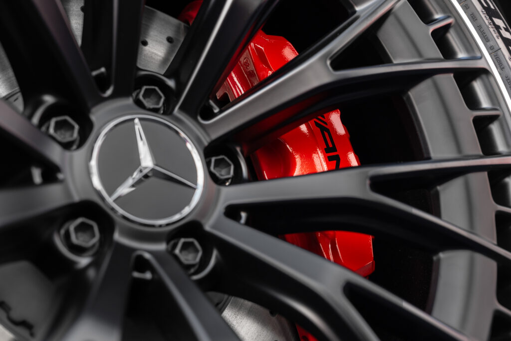 Image showcasing wheel profile of the new The Mercedes-AMG CLE Coupe