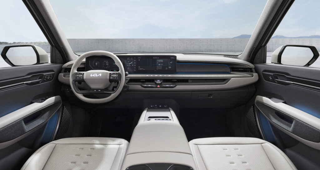 Image showcasing 2024 Kia EV9 interior