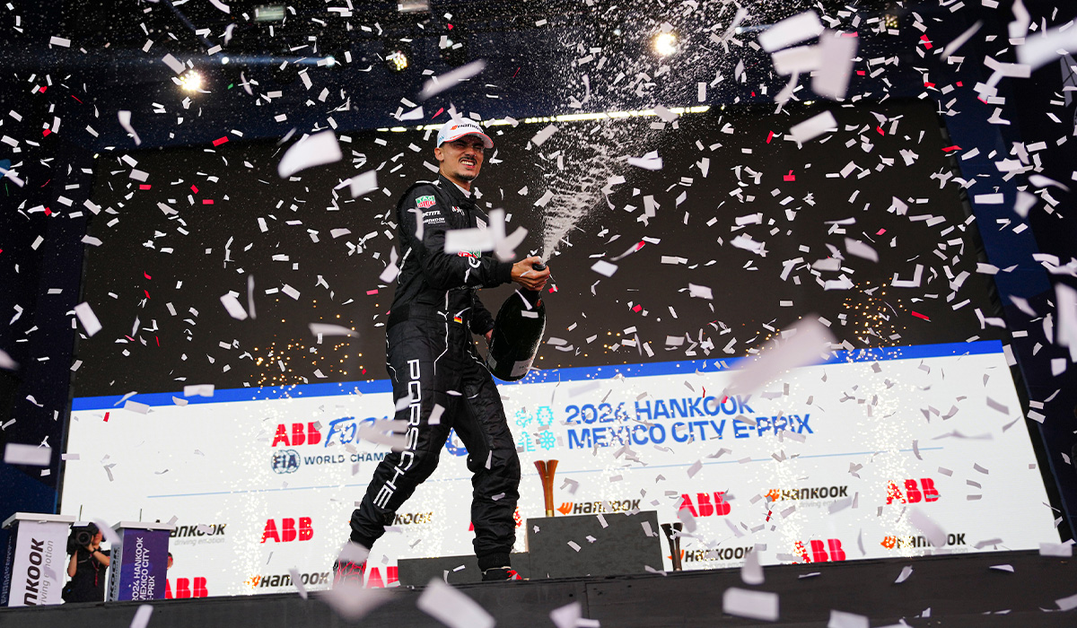 Porsche-on-Formula-E-Podium-in-Mexico