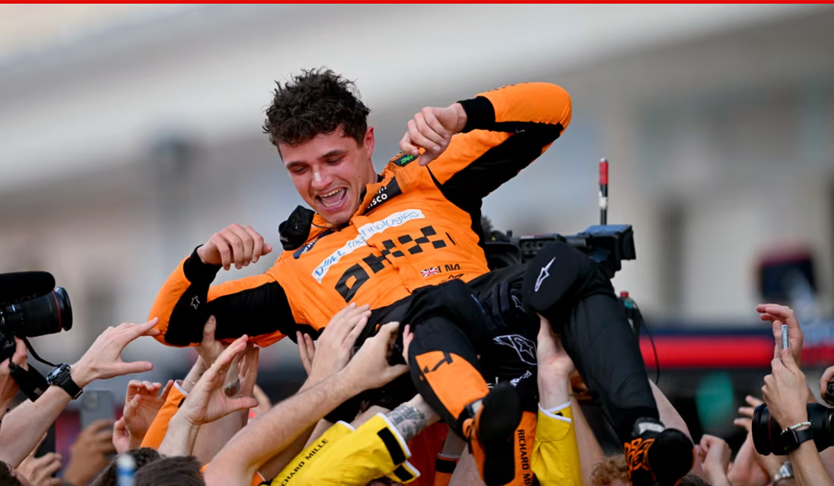 Norris-Celebrates-with-McLaren-Team-at-Miami-GP-shared-by-AutomotiveWoman.com
