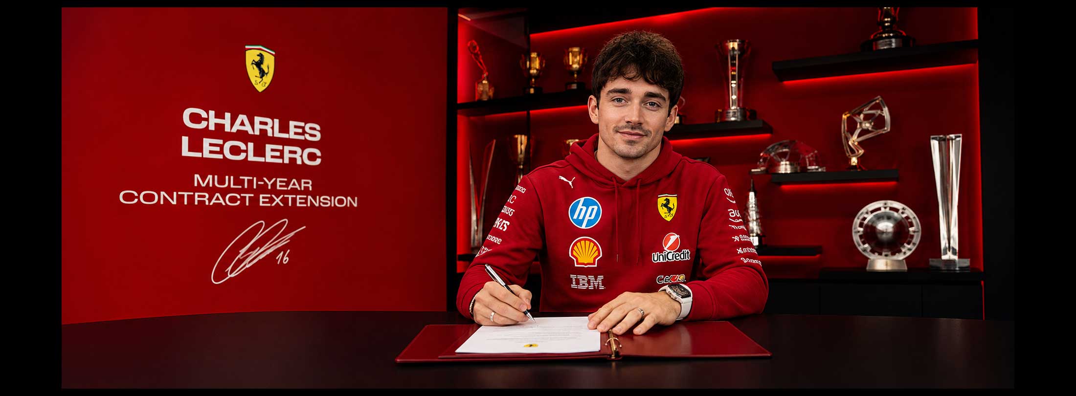 Charles Leclerc Signs New Ferrari Deal, But Questions Remain